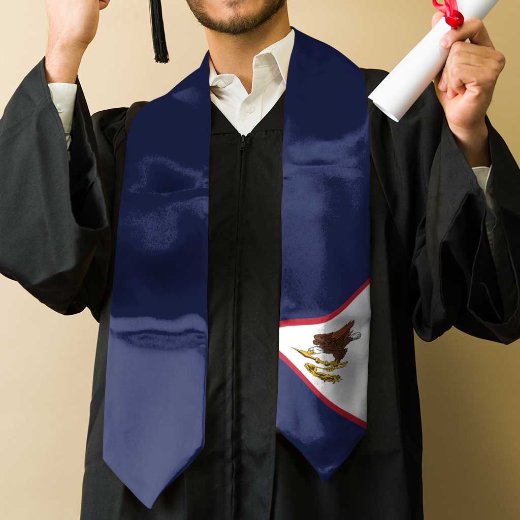 American Samoa Graduation Stole Flag Style LT05 - Polynesian Pride