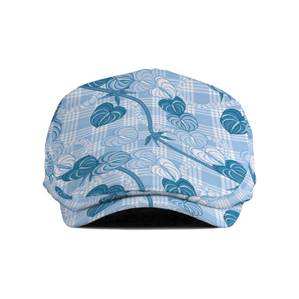 Anthurium Pikake Ti Leaf Palaka Jeff Hat Blue Version LT01 Blue - Polynesian Pride