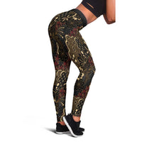 Batik Sekar Jagad Leggings Indonesian Traditional Pattern LT01 - Polynesian Pride