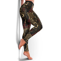 Batik Sekar Jagad Leggings Indonesian Traditional Pattern LT01 - Polynesian Pride