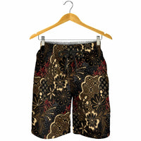 Batik Sekar Jagad Shorts for Men Indonesian Traditional Pattern LT01 - Polynesian Pride