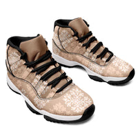 Beige Palaka Quilt Hawaii Sneakers J11 Traditional Hawaii-plaid Pattern LT14 - Polynesian Pride