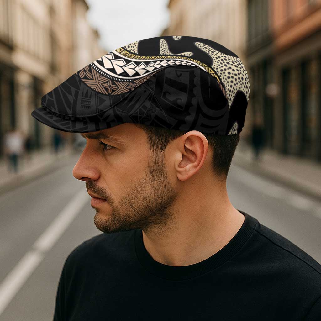 Beige Polynesian Starfish Unique Pattern Jeff Hat LT01 - Polynesian Pride