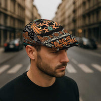 Black Batik Papua-inspired Pattern Jeff Hat LT9 - Polynesian Pride