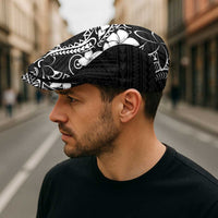 Black Hawaii Jeff Hat Hammerhead Shark Tattoo Curve Polynesian LT14 - Polynesian Pride