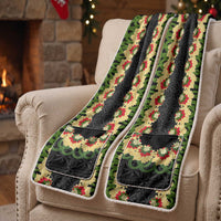 Black Tonga Ngatu Kahoa Lei Pocket Scarf LT14 - Polynesian Pride