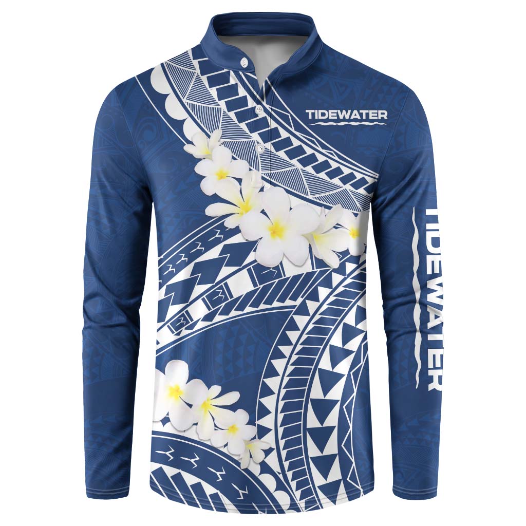 CUSTOMER REQUEST - TIDEWATER - 021026 Button Sweatshirt Navy Blue LT7