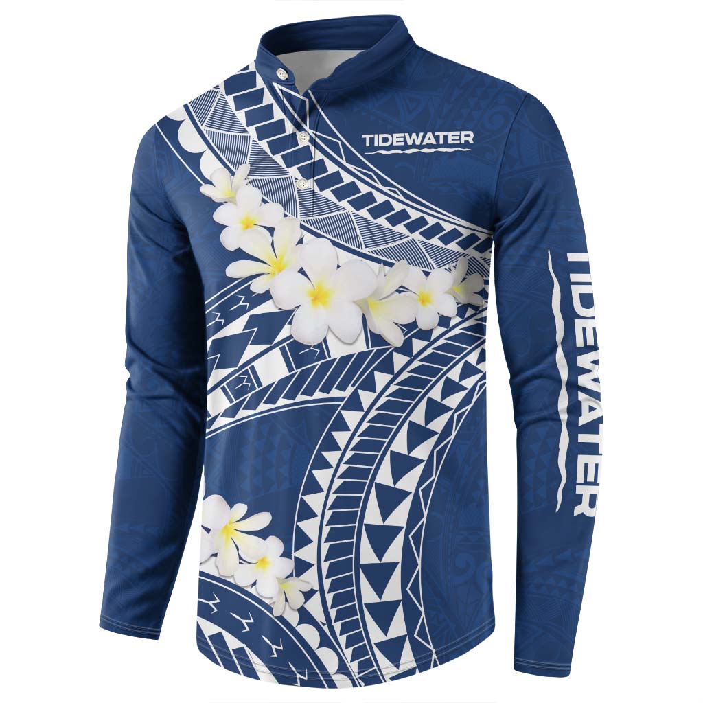 CUSTOMER REQUEST - TIDEWATER - 021026 Button Sweatshirt Navy Blue LT7