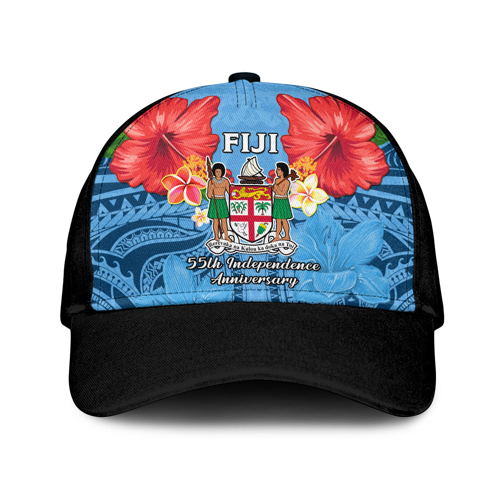 Fiji 1970 Classic Cap Happy 55 Years Independence Anniversary Ver.02 LT14 Classic Cap Universal Fit Blue - Polynesian Pride