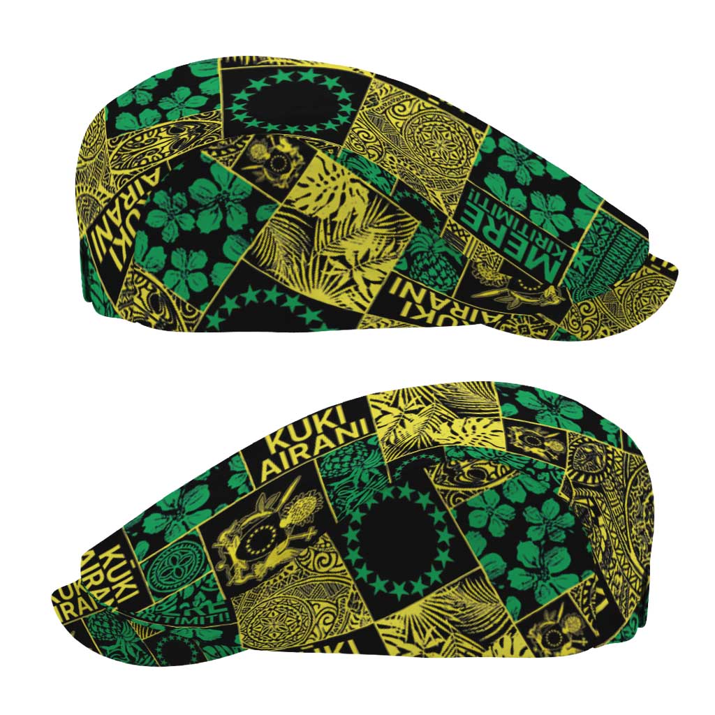 Cook Islands Mere Kiritimiti Jeff Hat Pacific Patchwork Xmas Vibes LT9 - Polynesian Pride