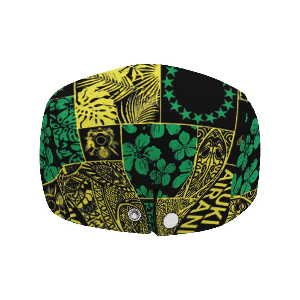 Cook Islands Mere Kiritimiti Jeff Hat Pacific Patchwork Xmas Vibes LT9 - Polynesian Pride