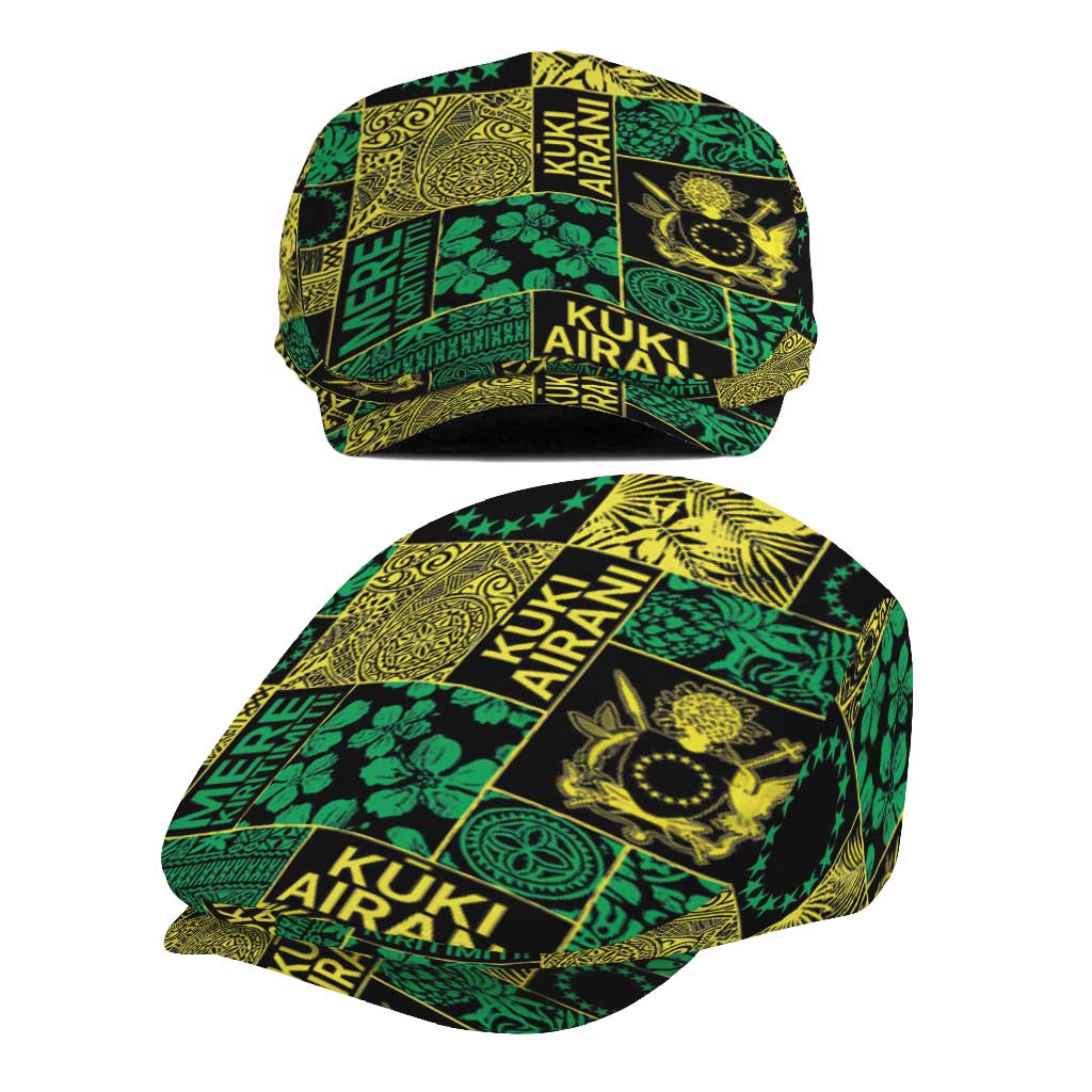 Cook Islands Mere Kiritimiti Jeff Hat Pacific Patchwork Xmas Vibes LT9 - Polynesian Pride