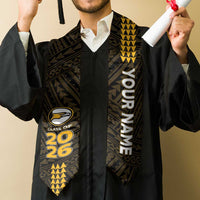 Custom Hawaii Nanakuli High And Intermediate School Graduation Stole Kakau Pattern LT05 - Polynesian Pride