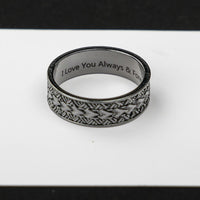 Custom Polynesian Ring - Samoan Arrow Pattern Wedding Band - Polynesian Pride