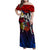 Filipinos Lapu-lapu Hero Family Matching Off Shoulder Maxi Dress and Hawaiian Shirt Philippines Flag and Sun DT02 Mom's Dress Art - Polynesian Pride