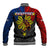 Philippines Half Sleeve Tattoo Baseball Jacket Pinoy Filipinos Sun DT02 - Polynesian Pride