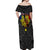 Philippines Half Sleeve Tattoo Off Shoulder Maxi Dress Pinoy Filipinos Sun DT02 - Polynesian Pride