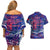 Father's Day Samoa Couples Matching Off Shoulder Short Dress and Hawaiian Shirt Special Dad Polynesia Paradise