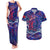 Father's Day Samoa Couples Matching Tank Maxi Dress and Hawaiian Shirt Special Dad Polynesia Paradise