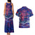 Father's Day Samoa Couples Matching Tank Maxi Dress and Hawaiian Shirt Special Dad Polynesia Paradise