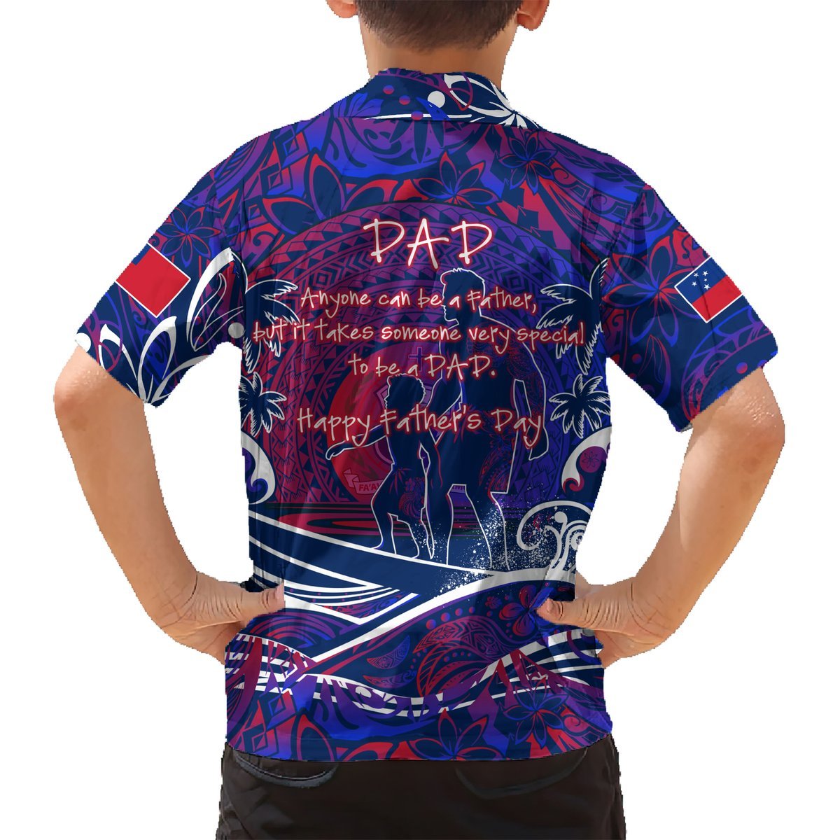 Father's Day Samoa Hawaiian Shirt Special Dad Polynesia Paradise DT02 - Polynesian Pride
