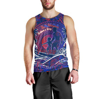 Father's Day Samoa Men Tank Top Special Dad Polynesia Paradise DT02 - Polynesian Pride