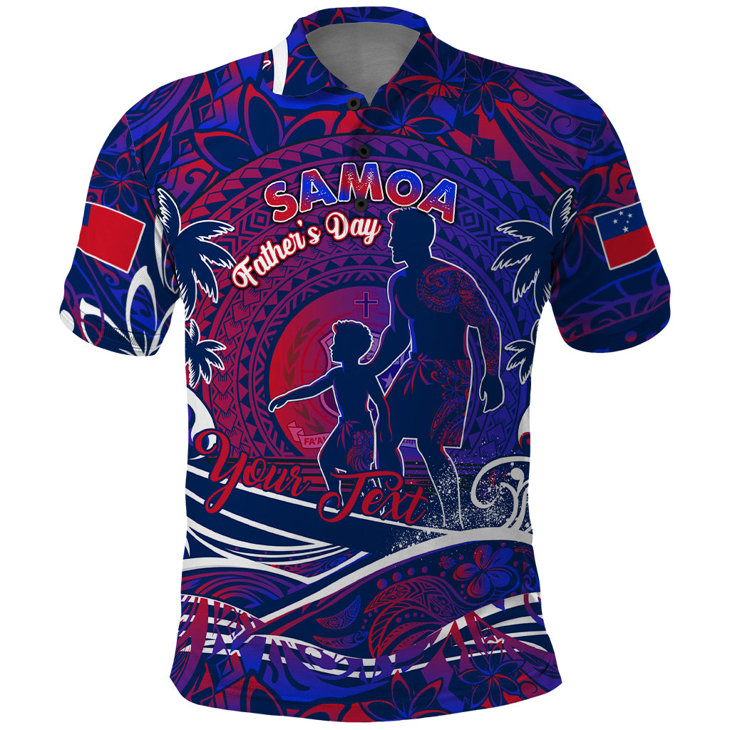 Father's Day Samoa Polo Shirt Special Dad Polynesia Paradise DT02 Green - Polynesian Pride