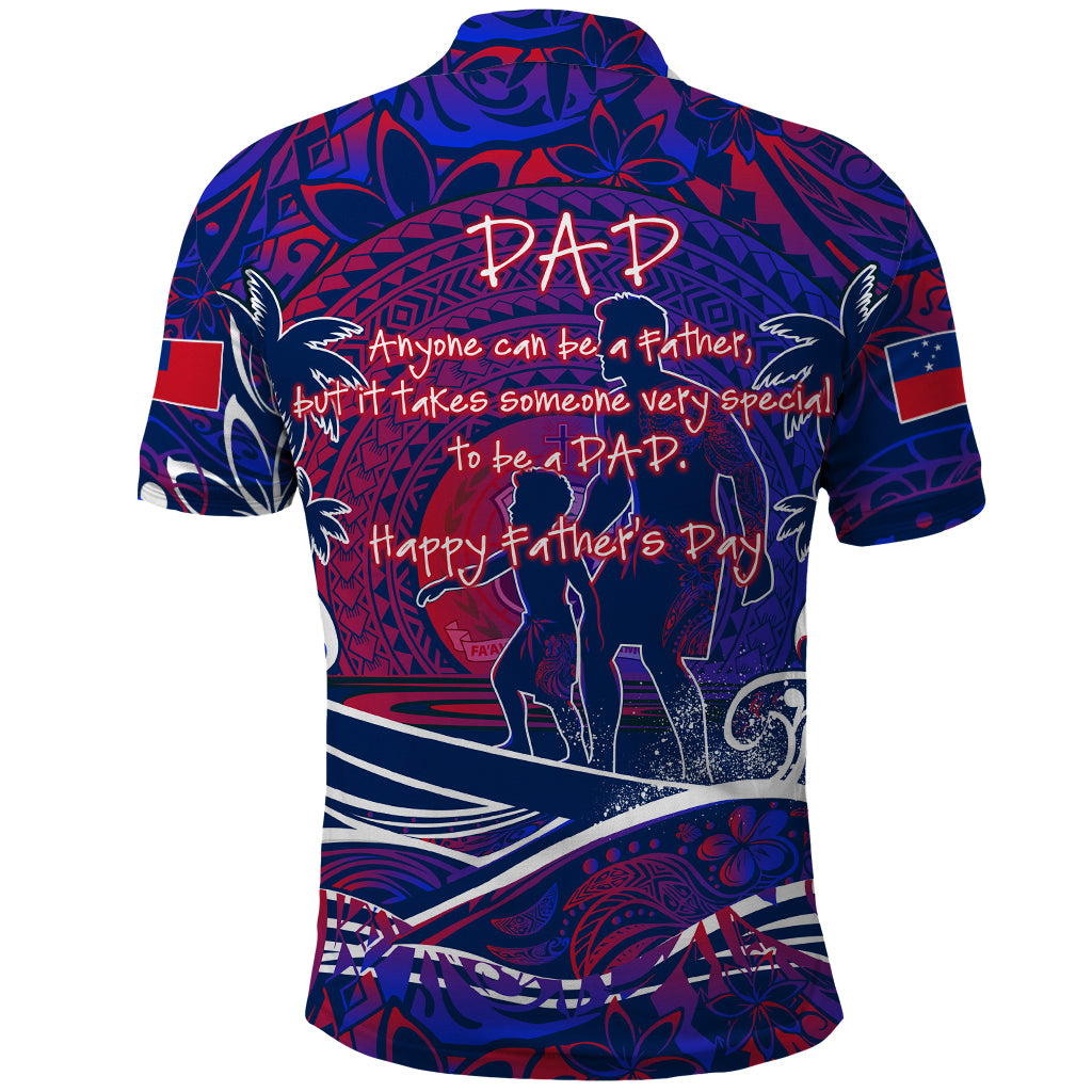 Father's Day Samoa Polo Shirt Special Dad Polynesia Paradise DT02 - Polynesian Pride