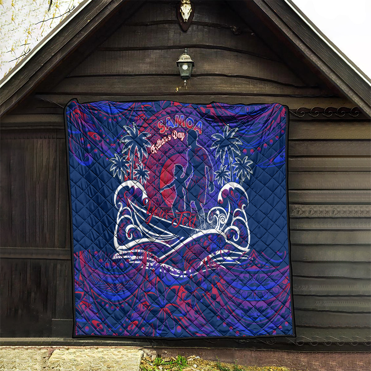 Father's Day Samoa Quilt Special Dad Polynesia Paradise DT02 - Polynesian Pride