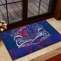 Father's Day Samoa Rubber Doormat Special Dad Polynesia Paradise DT02 - Polynesian Pride