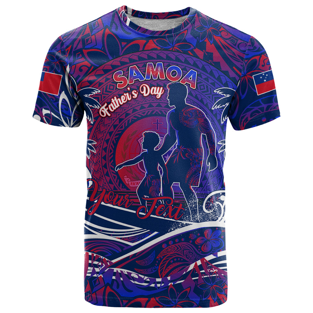 Father's Day Samoa T Shirt Special Dad Polynesia Paradise DT02 Green - Polynesian Pride