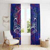 Father's Day Samoa Window Curtain Special Dad Polynesia Paradise DT02 - Polynesian Pride