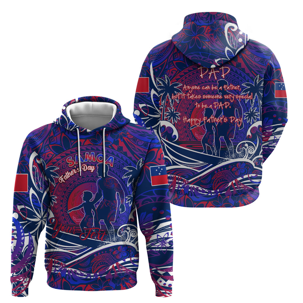 Father's Day Samoa Zip Hoodie Special Dad Polynesia Paradise DT02 - Polynesian Pride