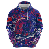 Father's Day Samoa Zip Hoodie Special Dad Polynesia Paradise DT02 - Polynesian Pride