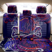 Father's Day American Samoa Back Car Seat Cover Special Dad Polynesia Paradise DT02 - Polynesian Pride