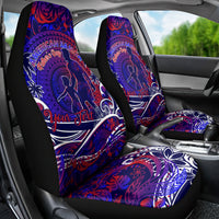 Father's Day American Samoa Car Seat Cover Special Dad Polynesia Paradise DT02 - Polynesian Pride