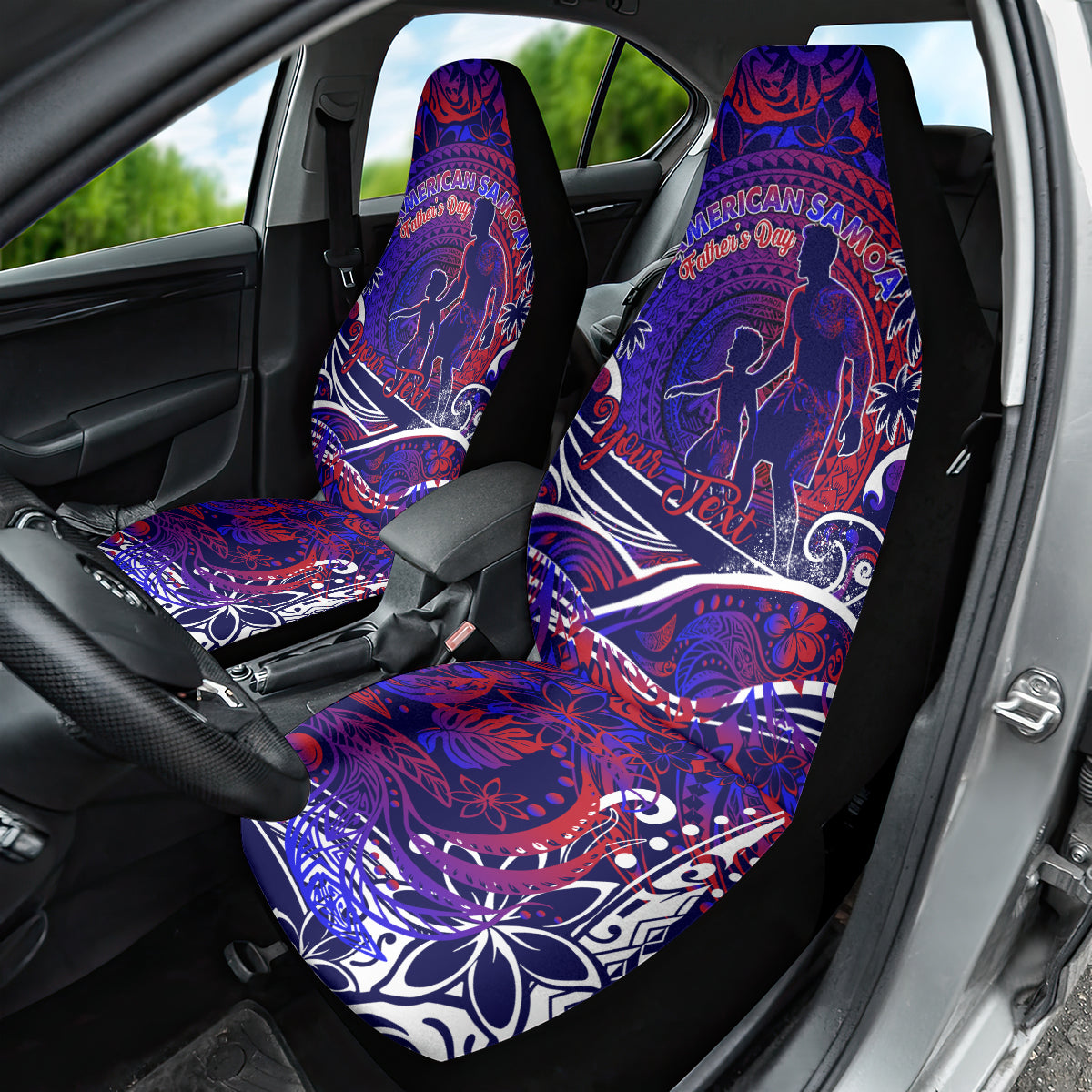 Father's Day American Samoa Car Seat Cover Special Dad Polynesia Paradise DT02 - Polynesian Pride