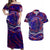 Father's Day American Samoa Couples Matching Off Shoulder Maxi Dress and Hawaiian Shirt Special Dad Polynesia Paradise