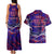 Father's Day American Samoa Couples Matching Tank Maxi Dress and Hawaiian Shirt Special Dad Polynesia Paradise