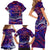 Father's Day American Samoa Family Matching Short Sleeve Bodycon Dress and Hawaiian Shirt Special Dad Polynesia Paradise