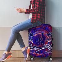 Father's Day American Samoa Luggage Cover Special Dad Polynesia Paradise DT02 - Polynesian Pride