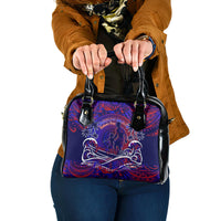 Father's Day American Samoa Shoulder Handbag Special Dad Polynesia Paradise DT02 One Size Blue - Polynesian Pride
