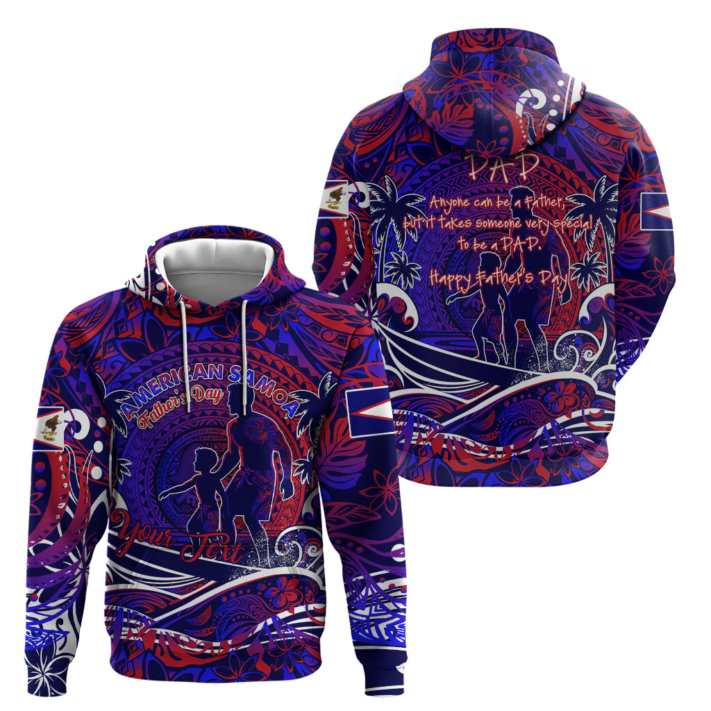 Father's Day American Samoa Zip Hoodie Special Dad Polynesia Paradise DT02 - Polynesian Pride