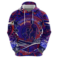Father's Day American Samoa Zip Hoodie Special Dad Polynesia Paradise DT02 - Polynesian Pride
