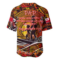 Father's Day Tonga Baseball Jersey Special Dad Polynesia Paradise DT02 - Polynesian Pride
