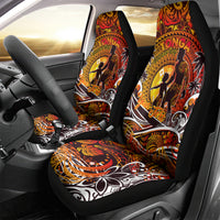 Father's Day Tonga Car Seat Cover Special Dad Polynesia Paradise DT02 - Polynesian Pride