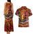 Father's Day Tonga Couples Matching Tank Maxi Dress and Hawaiian Shirt Special Dad Polynesia Paradise