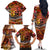 Father's Day Tonga Family Matching Off The Shoulder Long Sleeve Dress and Hawaiian Shirt Special Dad Polynesia Paradise