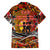 Father's Day Tonga Family Matching Short Sleeve Bodycon Dress and Hawaiian Shirt Special Dad Polynesia Paradise