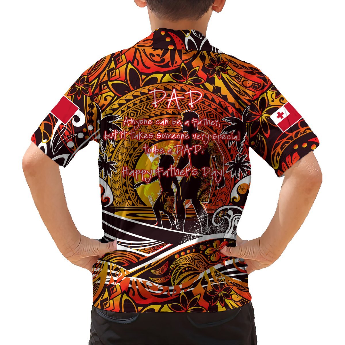 Father's Day Tonga Hawaiian Shirt Special Dad Polynesia Paradise DT02 - Polynesian Pride
